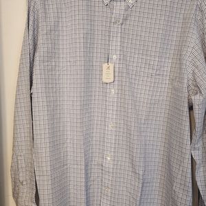 Untuckit Mens Long Sleeve Checked Shirt New with Tags